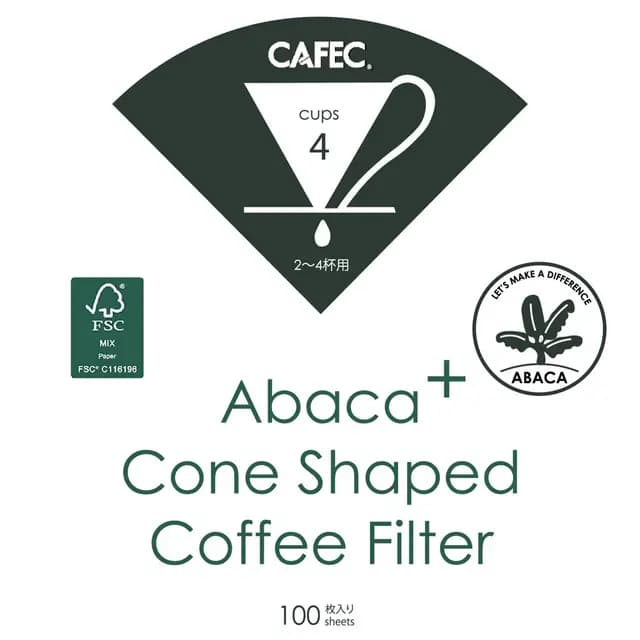 CAFEC ABACA PLUS FİLTRE KAĞIDI – CUP4