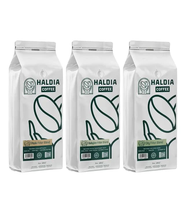 Haldia 3x1000gr Filtre Kahve Blend Fırsat Paketi