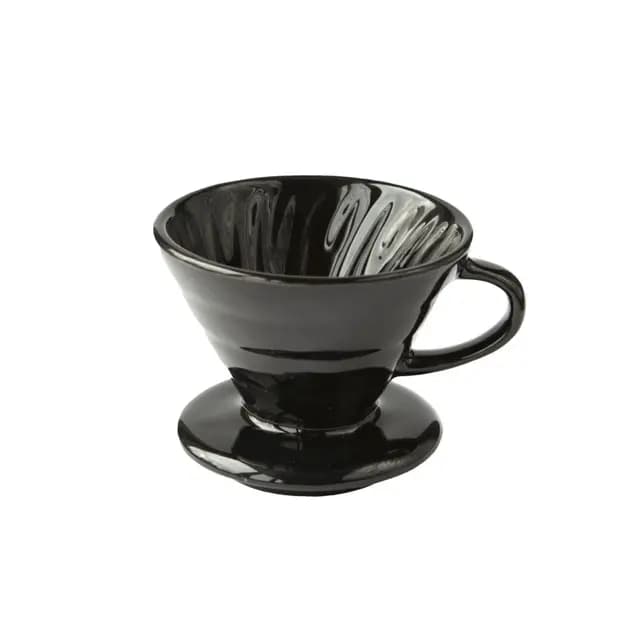 Black Goat V60 02 Seramik Dripper Siyah