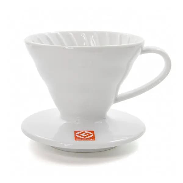 V60 01 SERAMIK DRIPPER BEYAZ