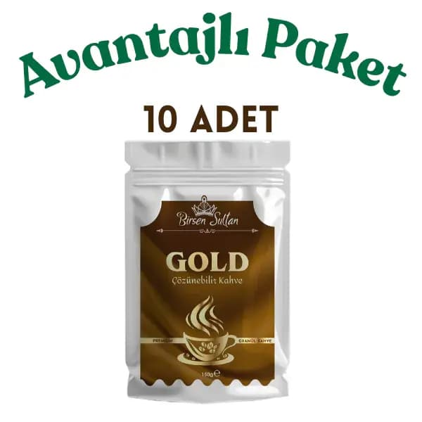 Birsen Sultan Gold Granül Kahve 150 gr 10 adet Avantajlı Paket - Ela Kahve