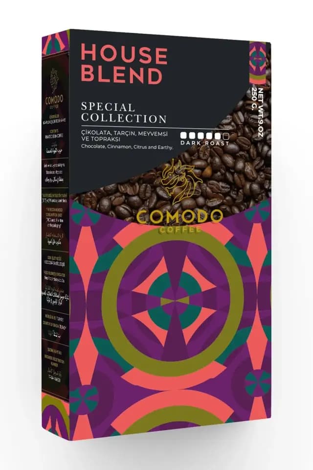 Comodo Coffee House Blend 250 Gr