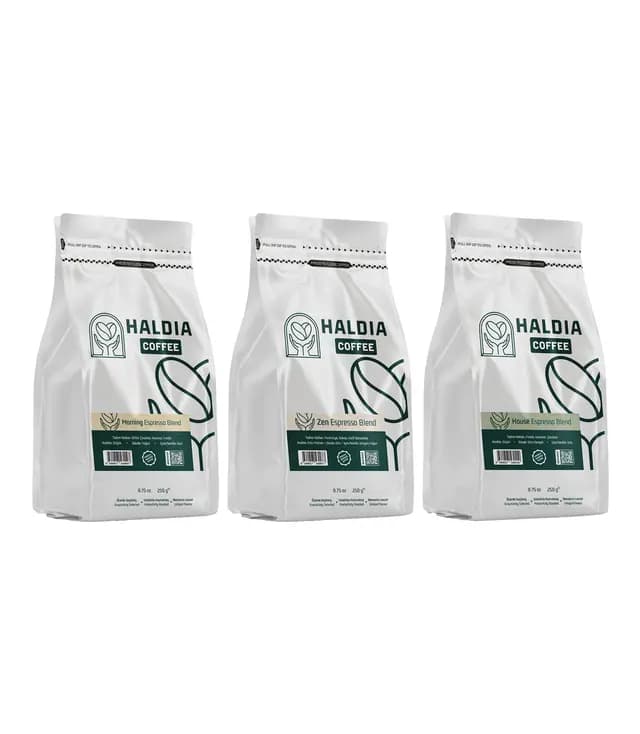 Haldia 3x250gr Espresso Blend Fırsat Paketi