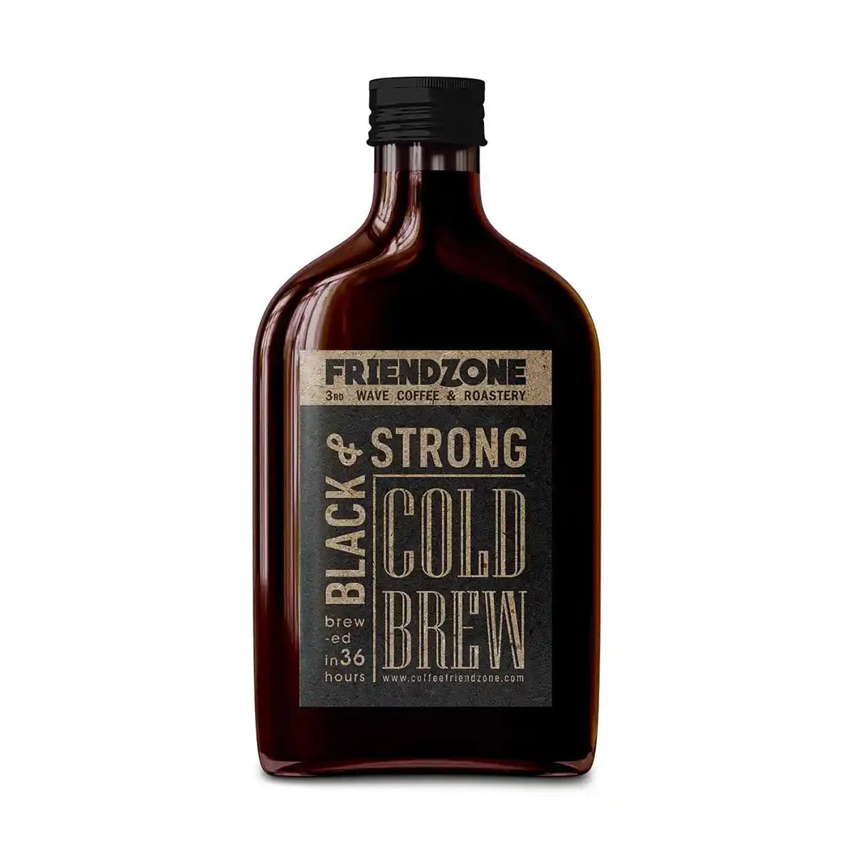 Cold Brew Black &amp; Strong Cam Şişe 200 Ml.