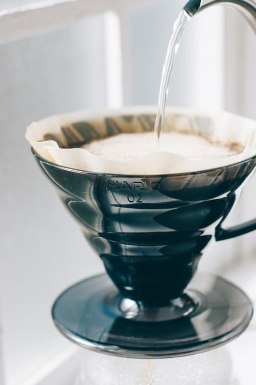 Hario V60 02 Plastik Siyah Şeffaf Dripper Set