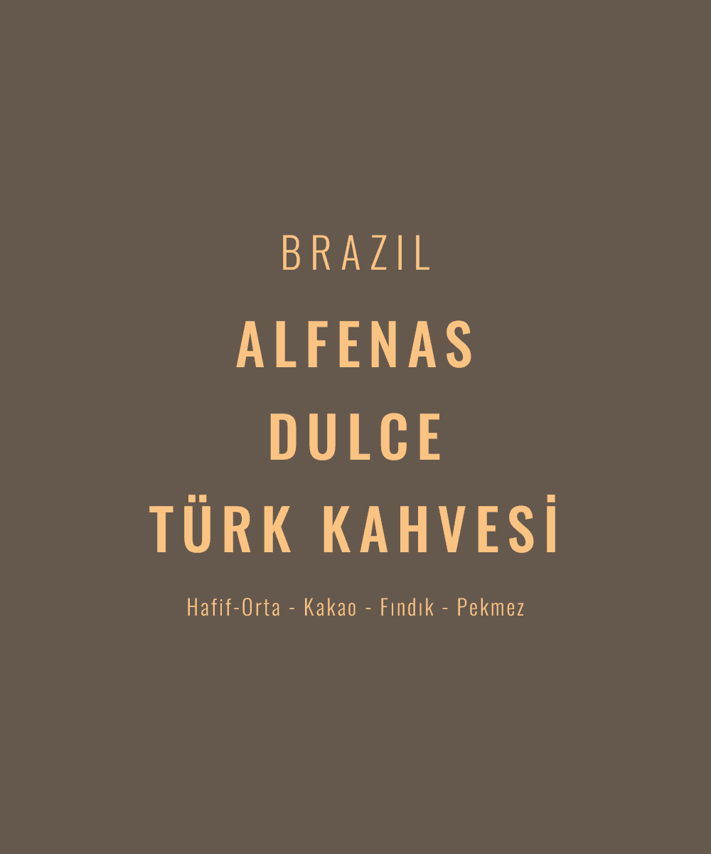 Brazil Alfenas Dulce Türk Kahvesi