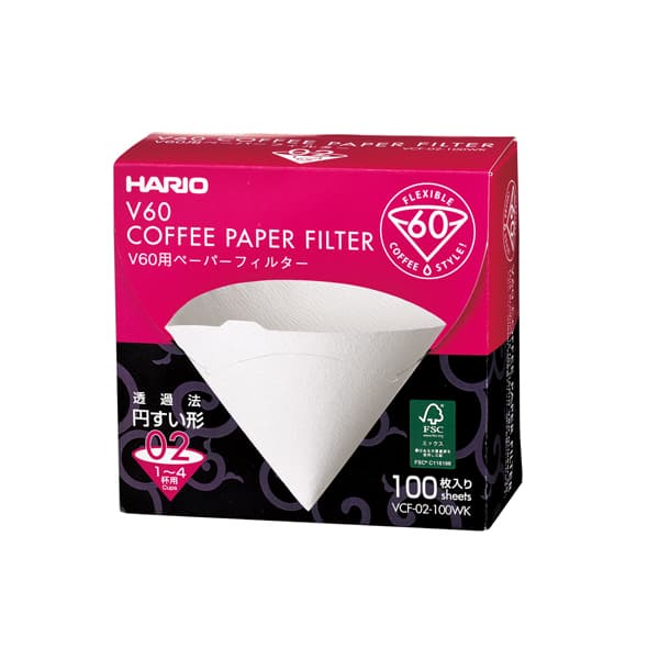 Hario V60 02 Dripper Filtresi (100 adet)