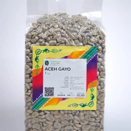 Arabica Aceh Gayo Green Coffee Beans