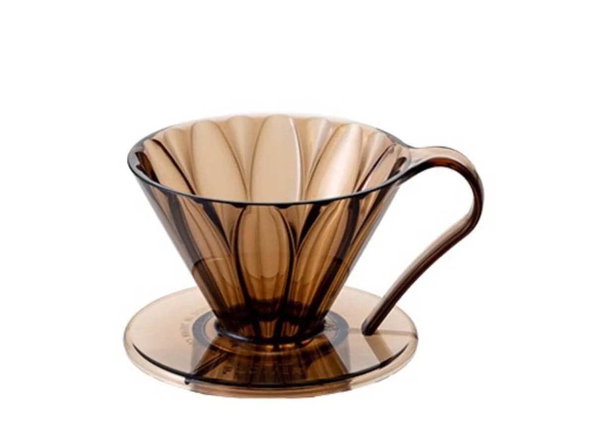 Cafec Flower Dripper Cup4 - KAHVERENGİ