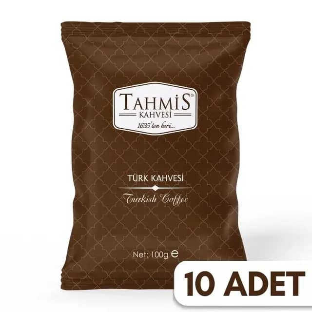 10'lu Türk Kahvesi Orta Kavrulmuş 100 Gram Paket Seti