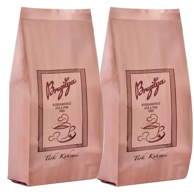 Brezilya Kuru Kahveci Atila Pak Türk Kahvesi 250g x 2 Adet
