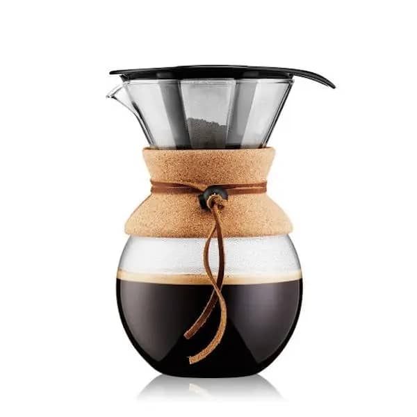 POUR OVER 8 CUP VE METAL FILTRE