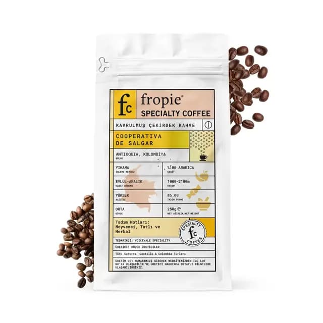 Çekirdek Kahve 250gr - Kolombiya