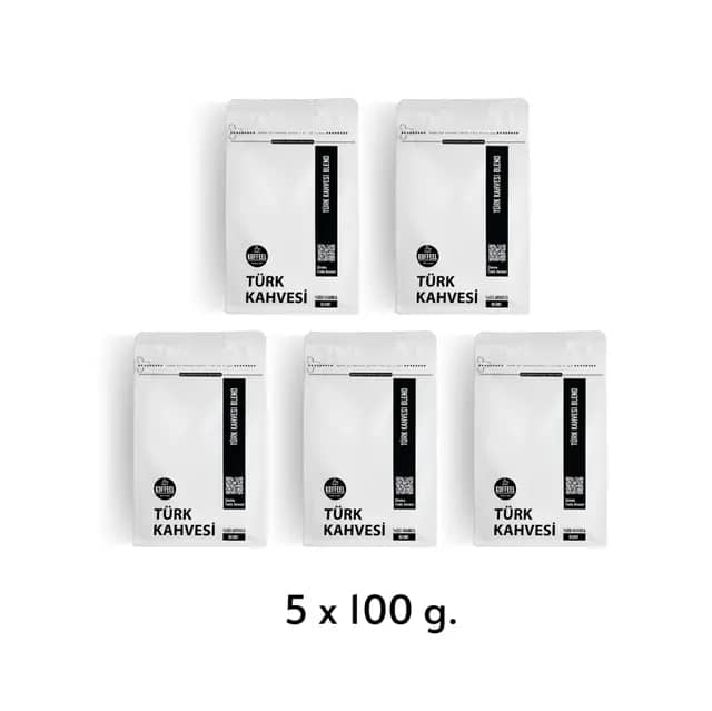 Türk Kahvesi Harmanı 5 x 100g.