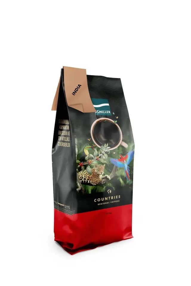 Schiller India Robusta Cherry 250 Gr Yöresel Çekirdek Kahve Öğütülmüş Espresso