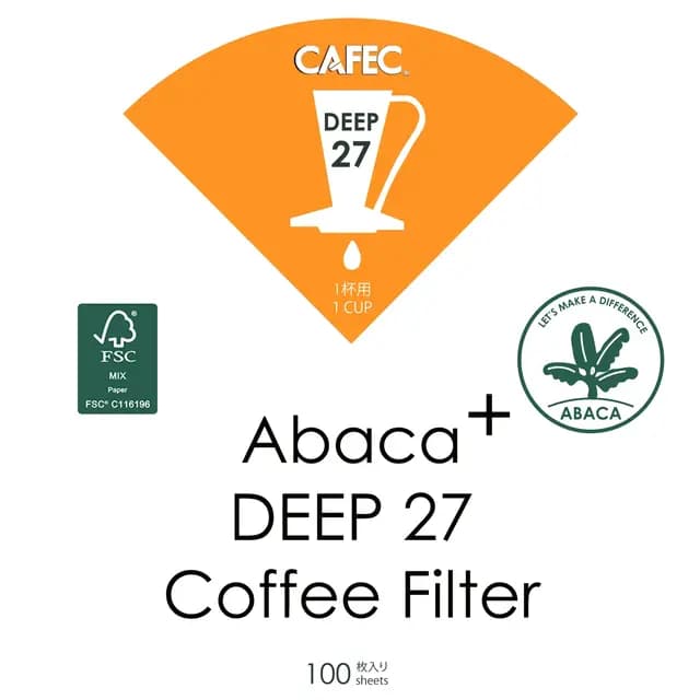 Cafec Abaca Plus Deep 27 Filtre Kağıdı