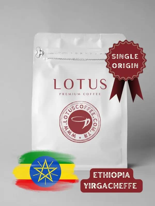 Etiyopya Yirgacheffe Natural Single Origin Çekirdek Kahve (SO-ETY-YRG)