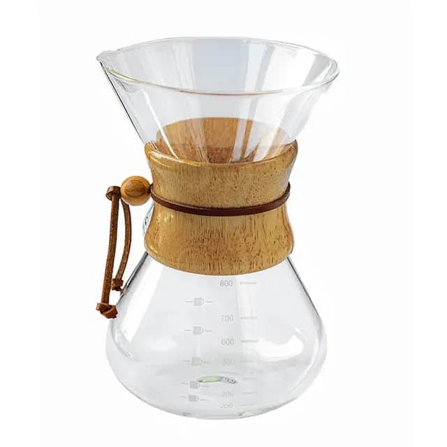 Black Goat Ahşap Tutacaklı Chemex 600 ml