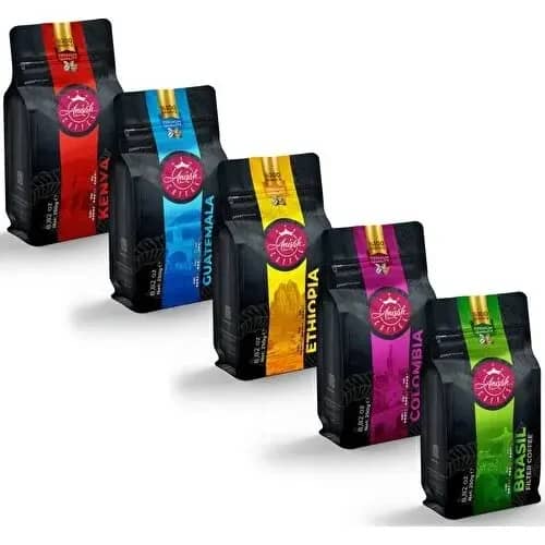 Anisah Dünya Filtre Kahve Çekirdek Set 5 x 250 gr