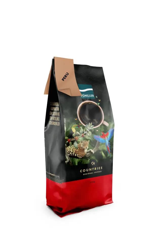 Schiller Peru SHB MCM 250 Gr Yöresel Çekirdek Kahve Moka Pot