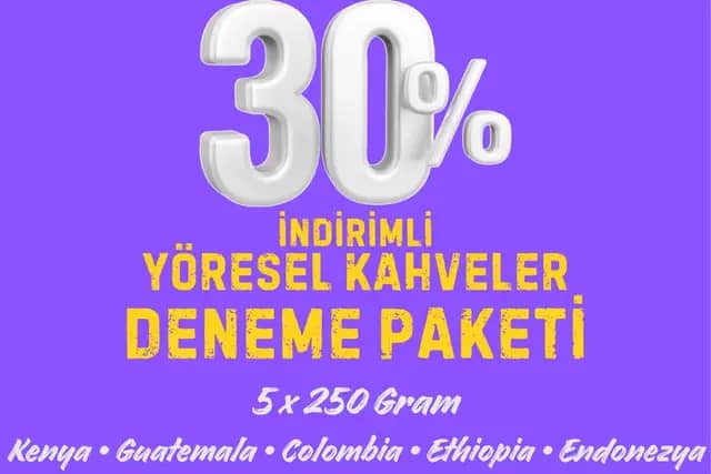 Yöresel Kahveler Deneme Paketi
