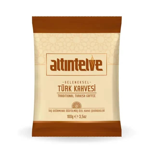 Altıntelve Türk Kahvesi 100 gr – Geleneksel Öğütülmüş Türk Kahvesi