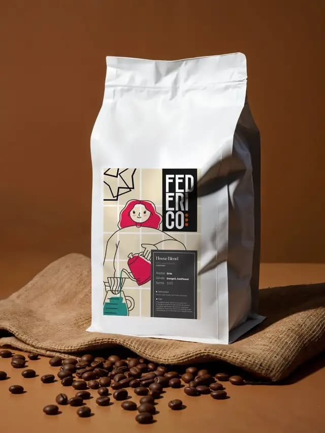 House Blend Espresso Kahve Çekirdeği – %100 Arabica