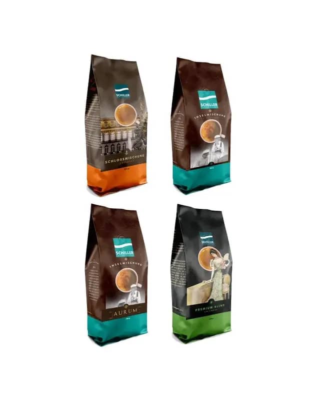 Schiller Çekirdek Kahve 4'lü Tanışma Seti Öğütülmüş Espresso