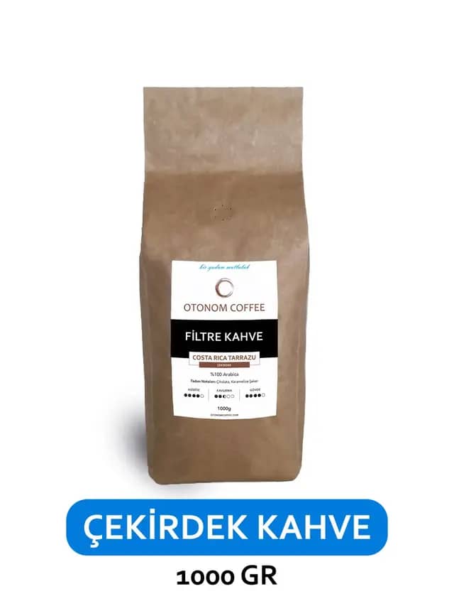 Kosta Rika Tarrazu Filtre Kahve 1 kg Çekirdek