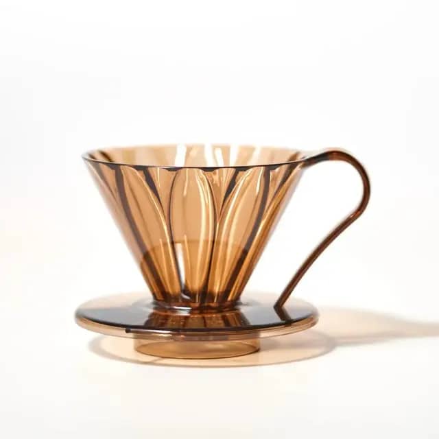 Cafec Flower Dripper Cup4 – KAHVERENGİ
