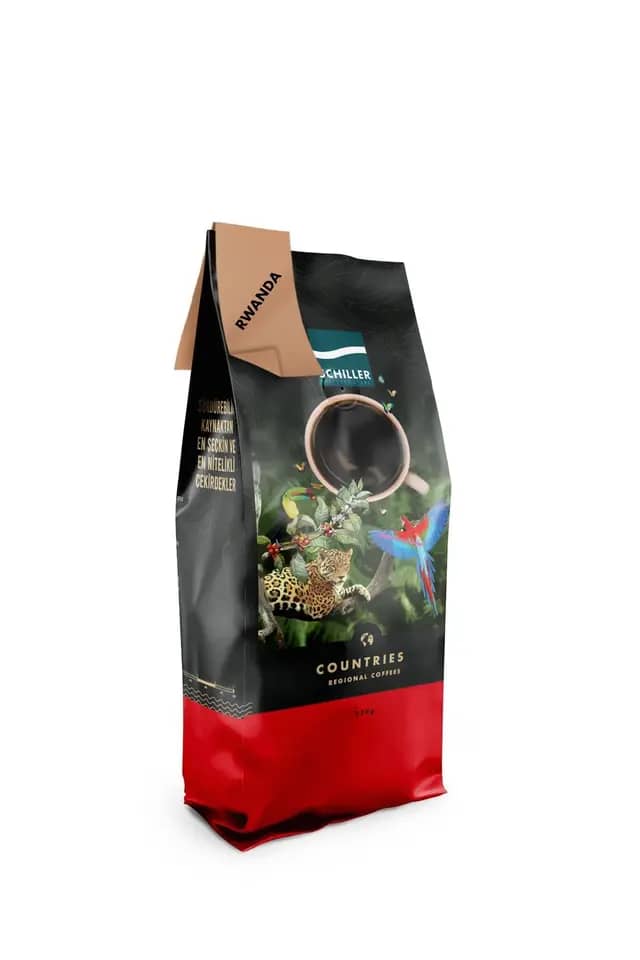 Schiller Rwanda Blue Bourbon 250 Gr Yöresel Çekirdek Kahve Moka Pot