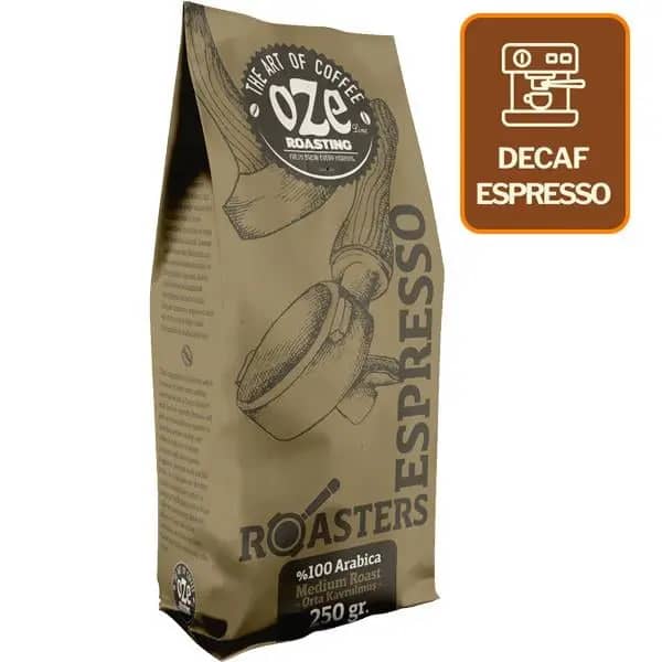 Decaf Espresso Kahve 250G - Kafeinsiz (Decaf) Kahveler