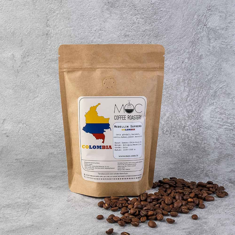 Colombia Nitelikli Yeşil Kahve Çekirdek