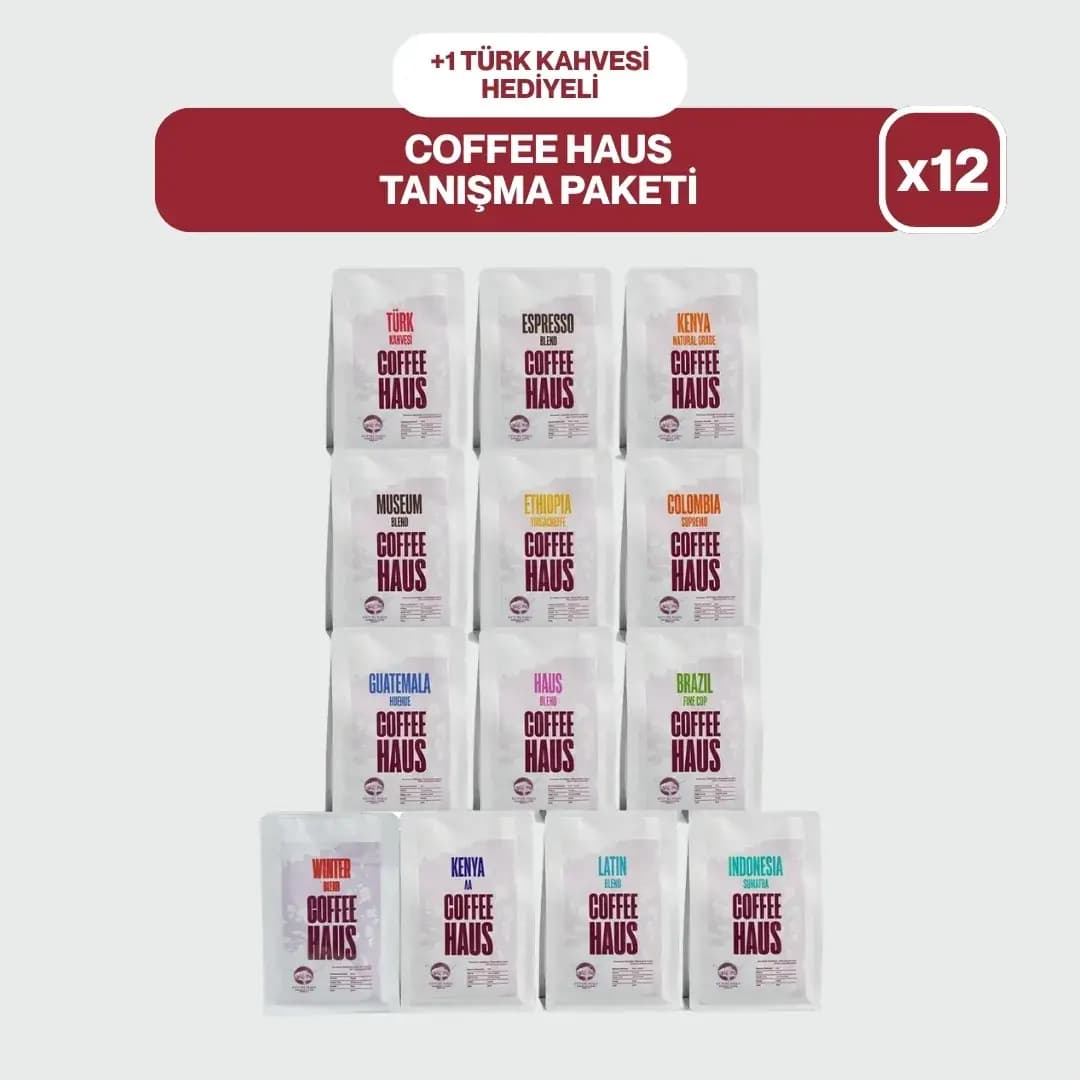 Coffee Haus Tanışma Paketi (12x50gr)