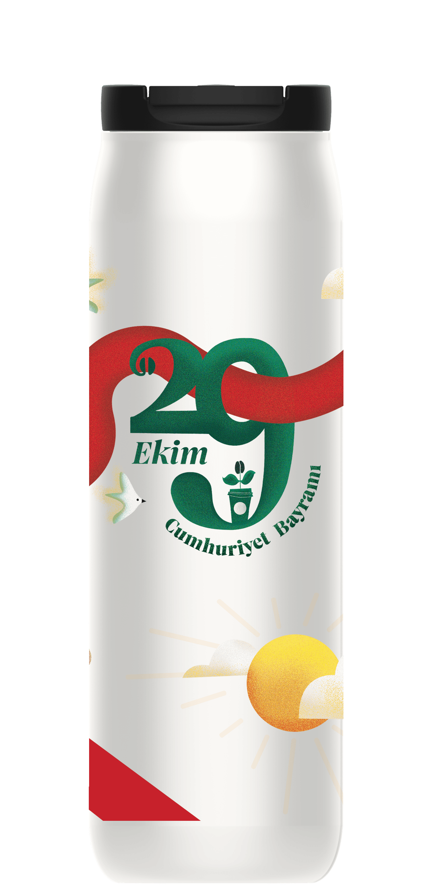 Starbucks® Paslanmaz Çelik Termos - Cumhuriyet Bayramı 2024 Tasarımlı - 473 ml - 11165359