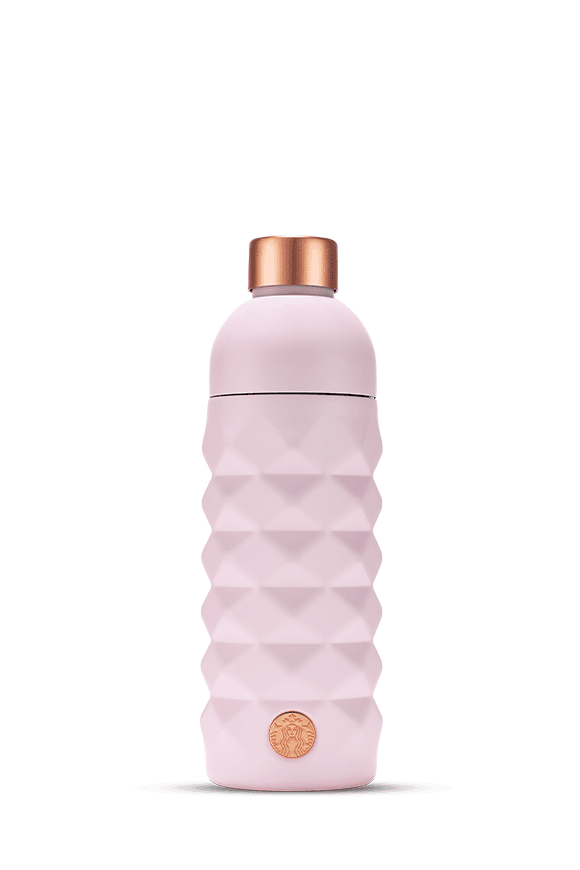Starbucks® Toz Pembe Çelik Su Şişesi - 473 - 11179736