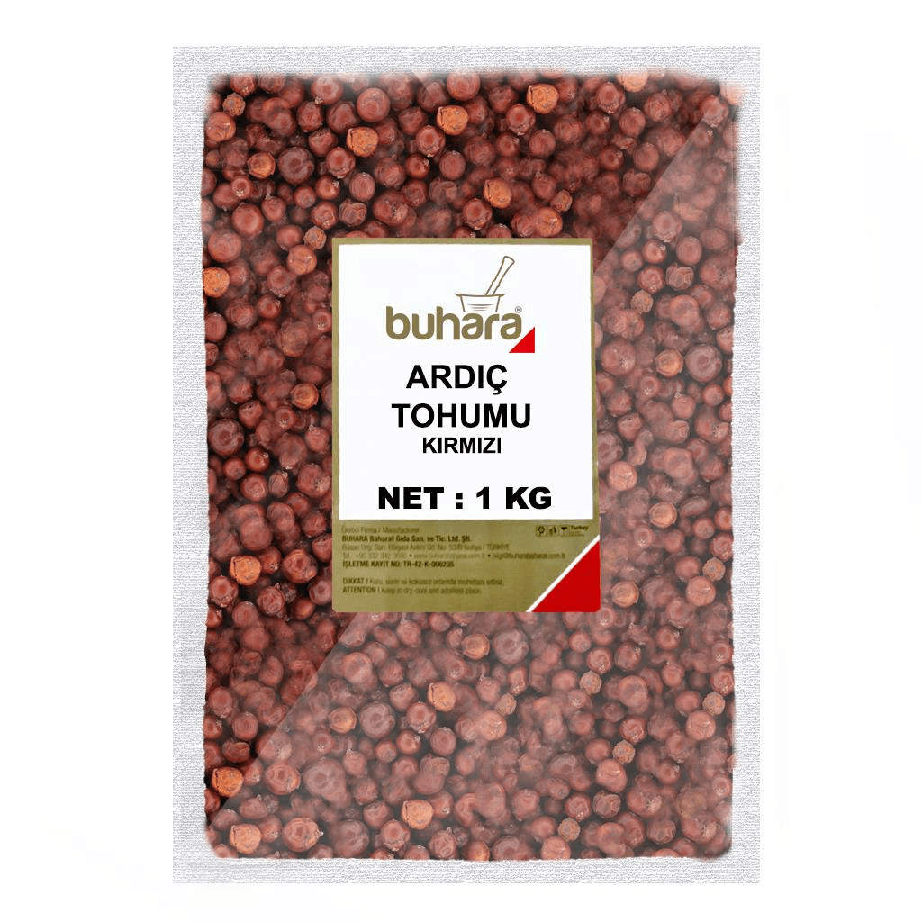 BUHARA ARDIÇ TOHUMU KIRMIZI 1000 GR - Ardıç Tohumu