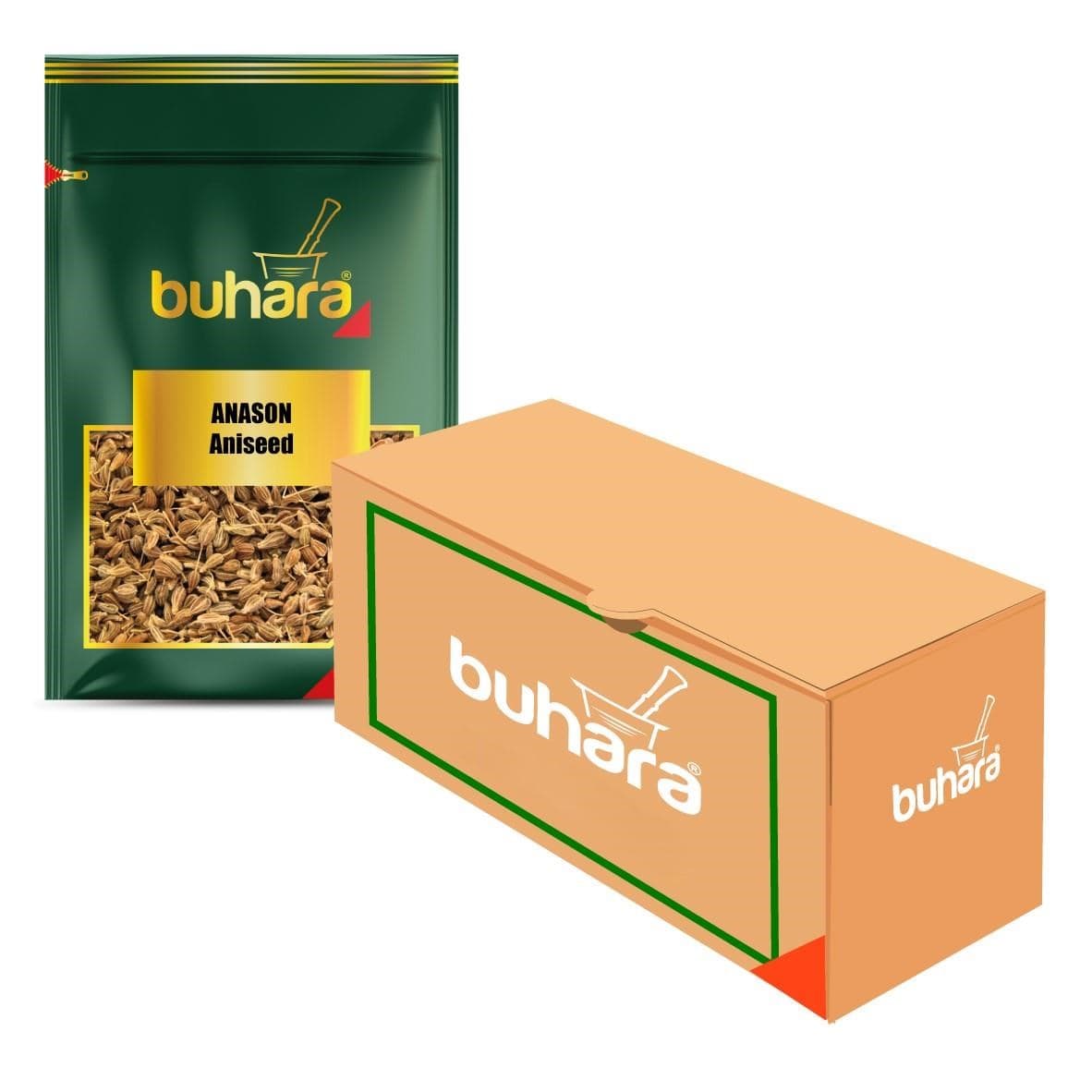 BUHARA TOPTAN ANASON 180 GR. x 12 AD.