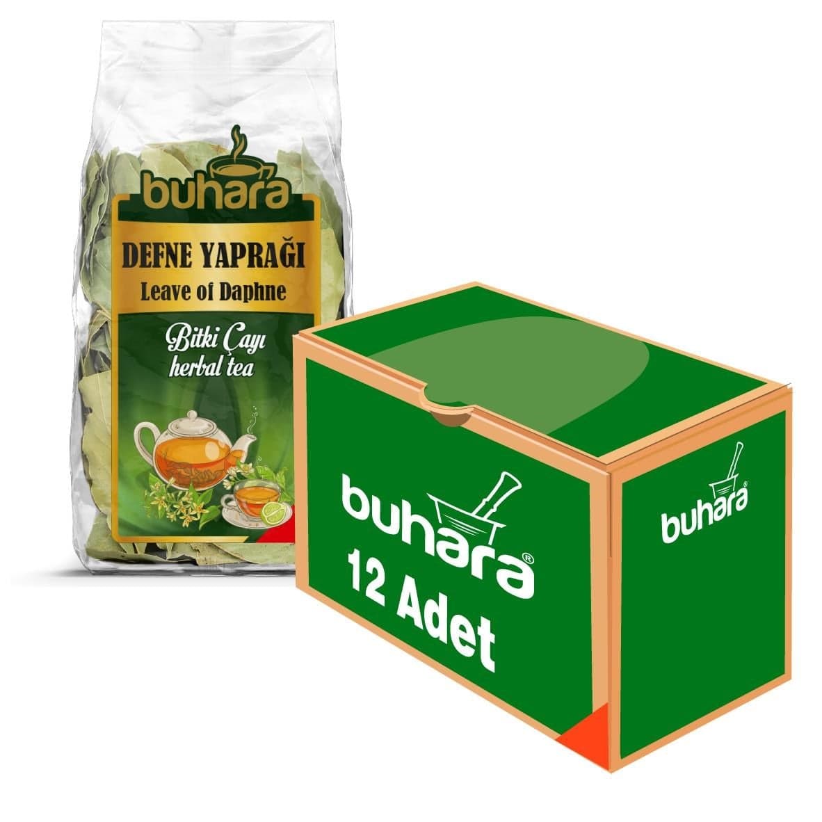 BUHARA TOPTAN DEFNE YAPRAĞI 15 GR. x 12 AD.