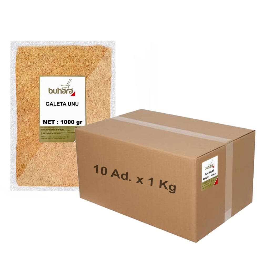 BUHARA TOPTAN GALETA UNU 1 KG x 10 Ad - 10 KG