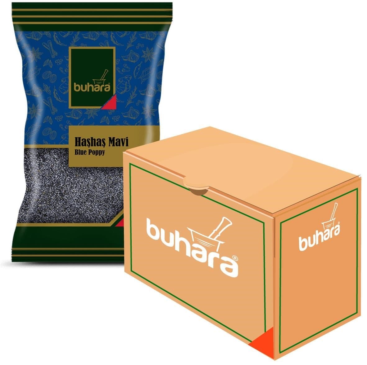BUHARA TOPTAN HAŞHAŞ MAVİ 80 GR x 10 Ad.
