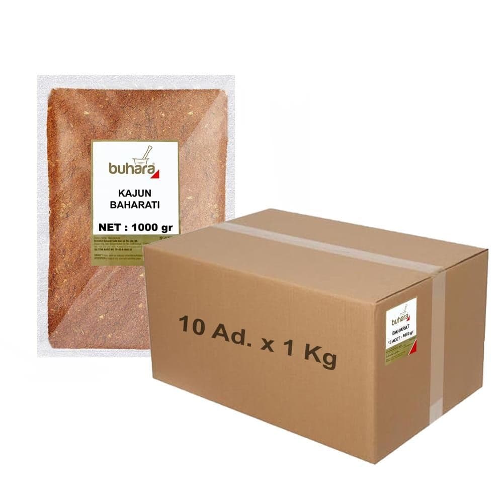 BUHARA TOPTAN KAJUN BAHARATI 1 KG x 10 Ad - 10 KG