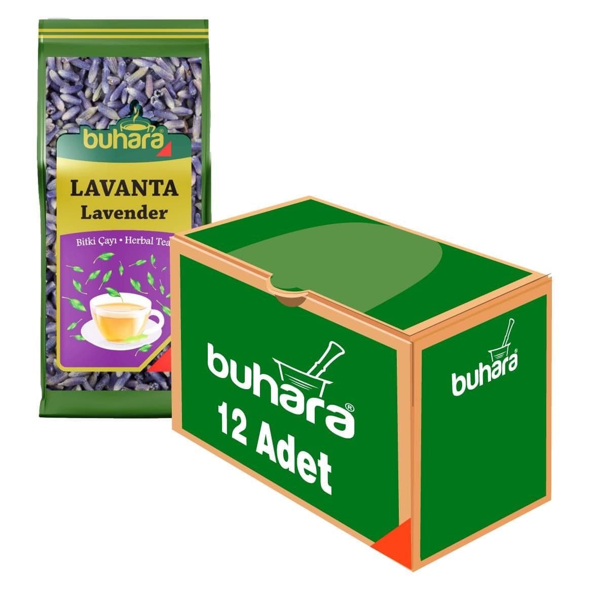 BUHARA TOPTAN LAVANTA 60 GR. x 12 AD.