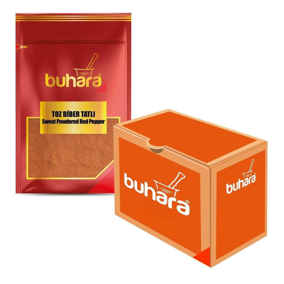 BUHARA TOPTAN TOZ TATLI BİBER 50 GR x 12 Ad.