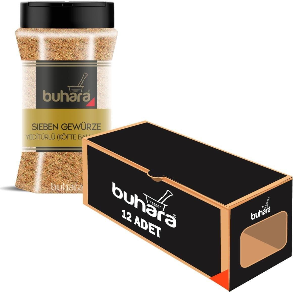 BUHARA TOPTAN YEDİ TÜRLÜ BAHARAT 150 GR x 12 Ad. PET