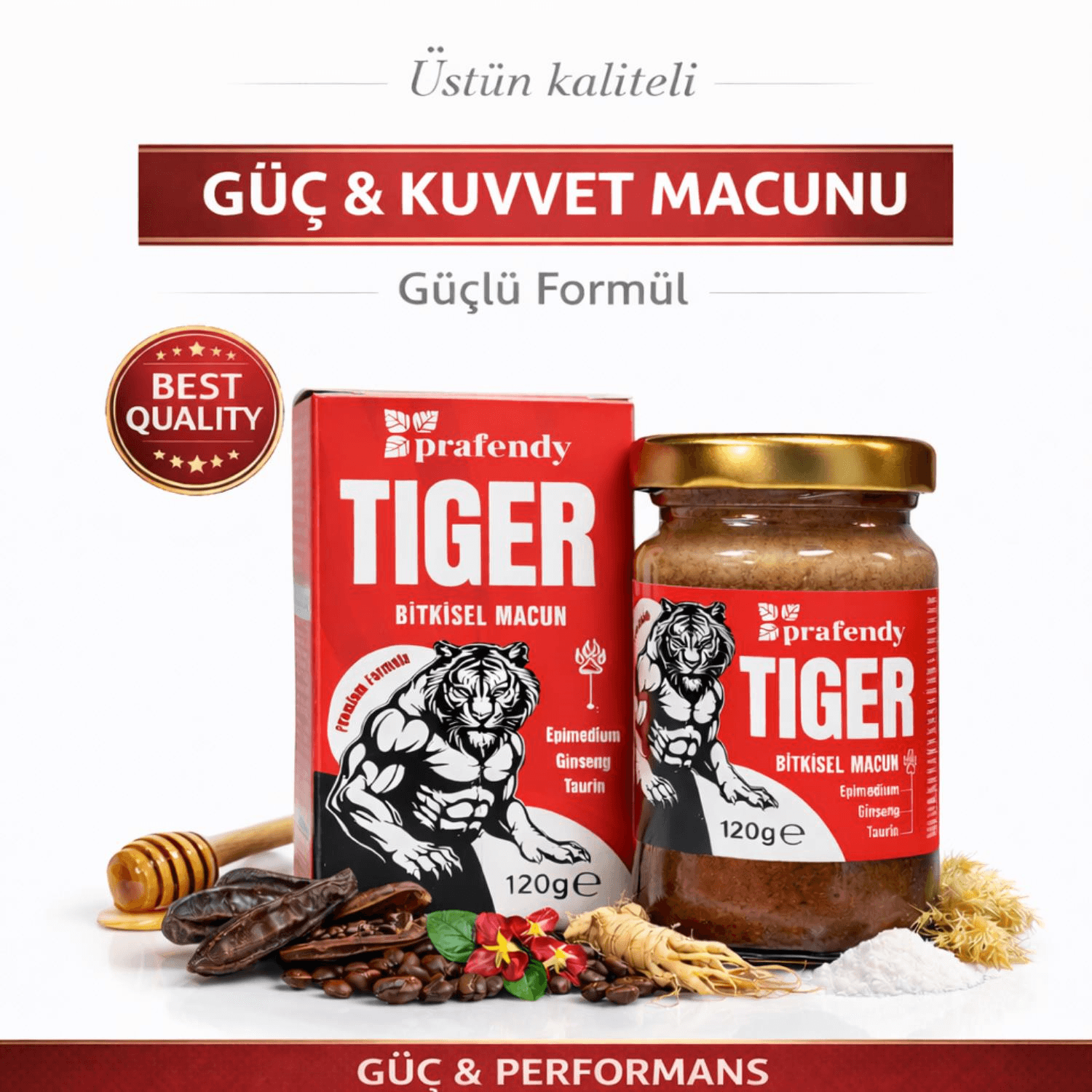 PRAFENDY TIGER BİTKİSEL MACUN 120 g