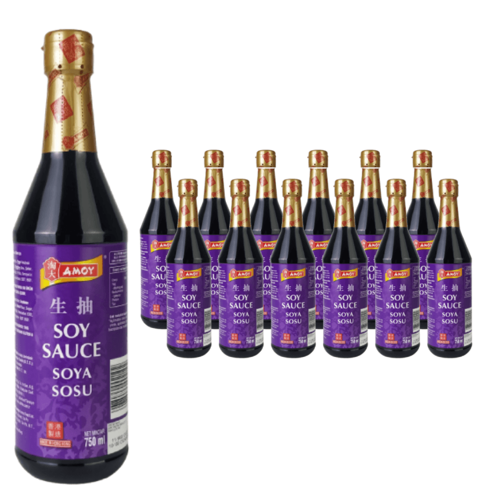 Amoy Soya Sosu Sauce 750 ml (900 Gr) x 12 Adet
