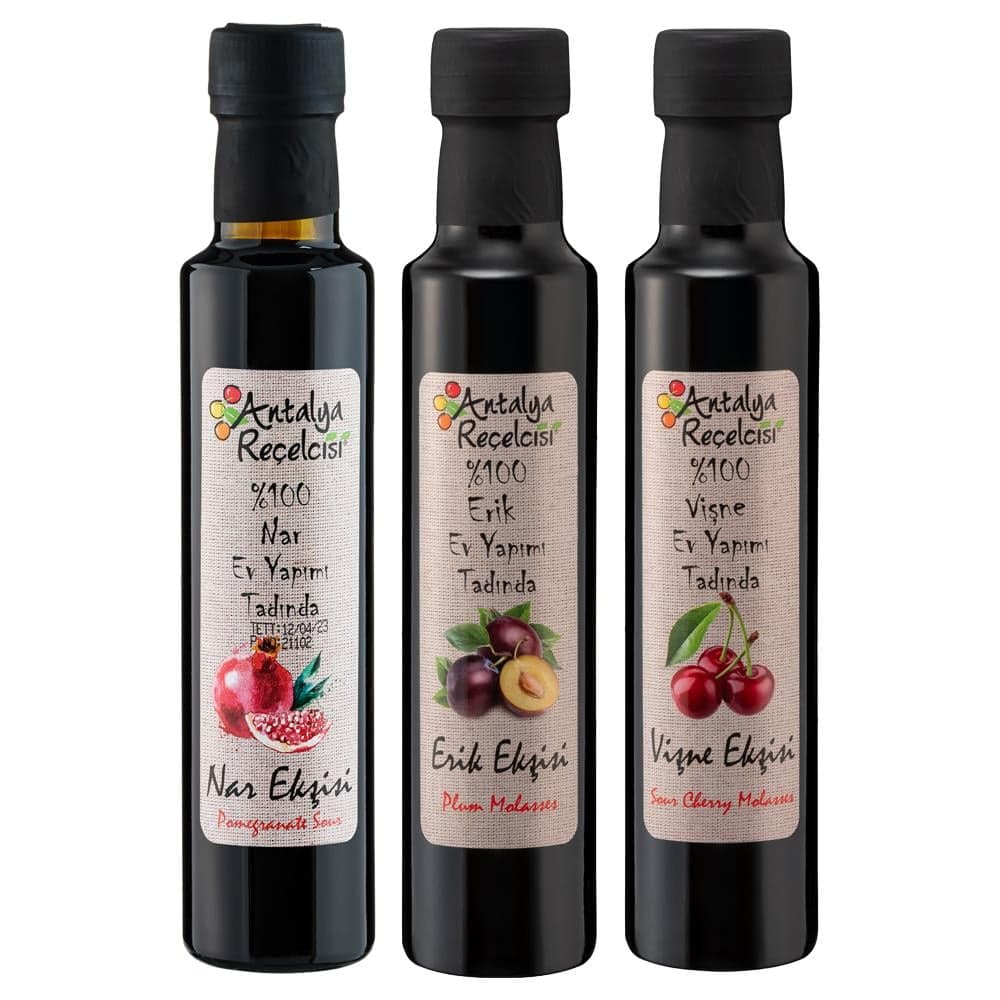 Antalya Reçelcisi Ekşi Çeşitleri | Nar Ekşisi | Erik Ekşisi | Vişne Ekşisi 620G