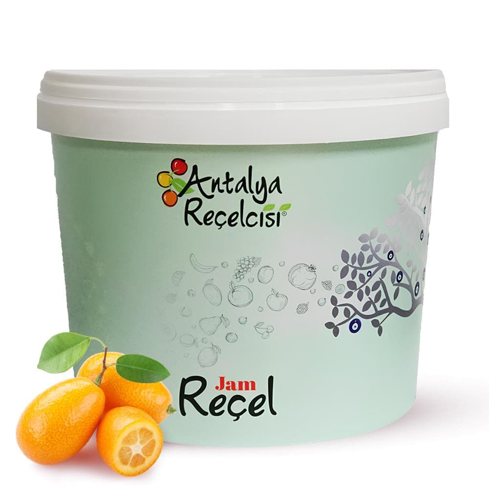 Antalya Reçelcisi Kamkat Reçeli 5 kg Plastik Kova