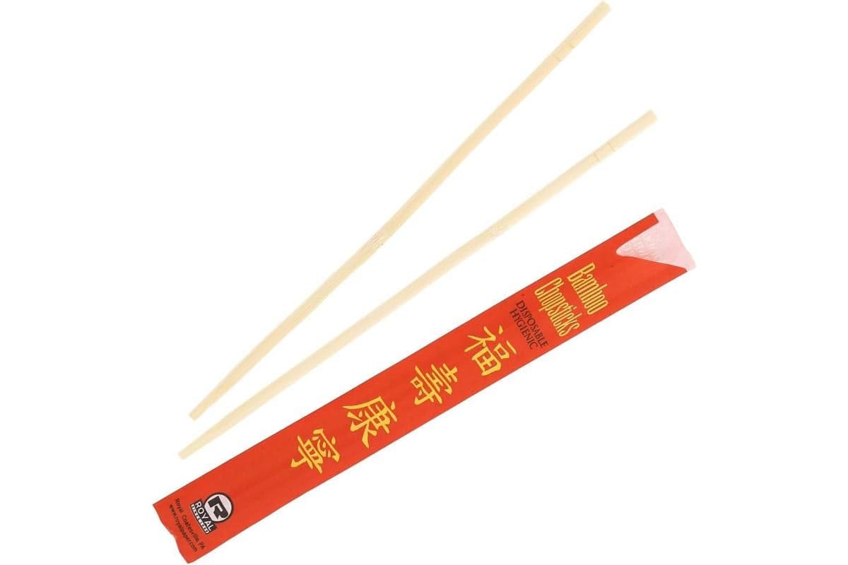 De&Co Bambu Kırmızı Kağıtlı Chopstick 100'lü
